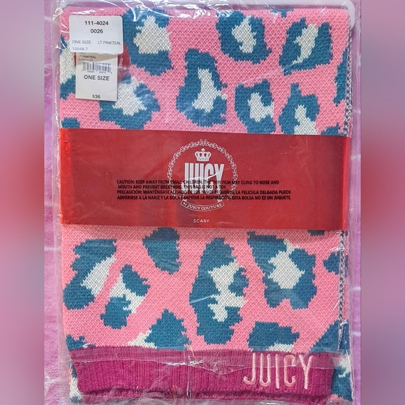 🎁FREE GIFT WITH PURCHASE 🆕️JUICY COUTURE ROYAL SWEATER *SCARF OPTION - Picture 6 of 15